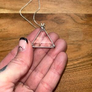 Doorways to power Rose Quartz Star of David Vogel Crystal Pendant